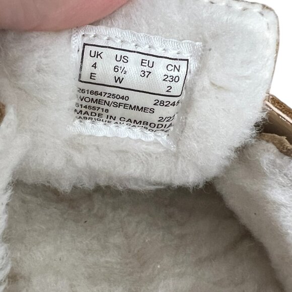 Clarks Brynn Suede Slip On Slide Clog Tan women's size 6.5 - Picture 6 of 7